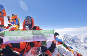 国内首位低碳攀登践行者，迟永军成功登顶中国北坡珠穆朗玛峰